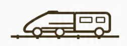 Train on a Track Logo